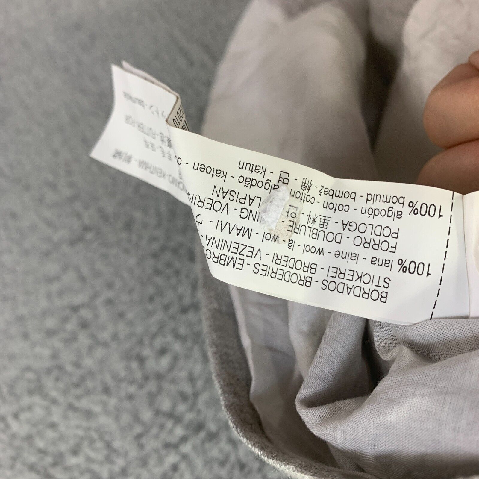 Zara Basic Jacket Shacket Wool Blend Embroidered … - image 7