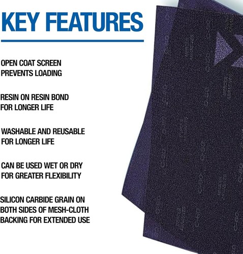 10-Pack of 12"x18" Silicon Carbide Floor Sanding Screens - Perfect for Wood - Picture 6 of 9