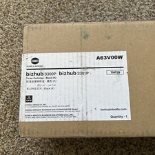 Konica Minolta TNP-39 Toner Ctg A63V00W, Black for Konica Minolta Bizhub 3300P
