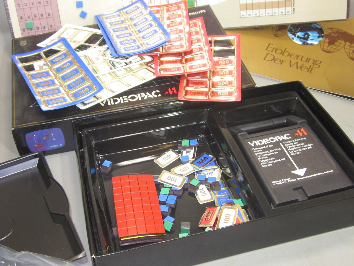 Jeu Philips Videopac 41 – La Conquête Du Monde – Version Française 1982