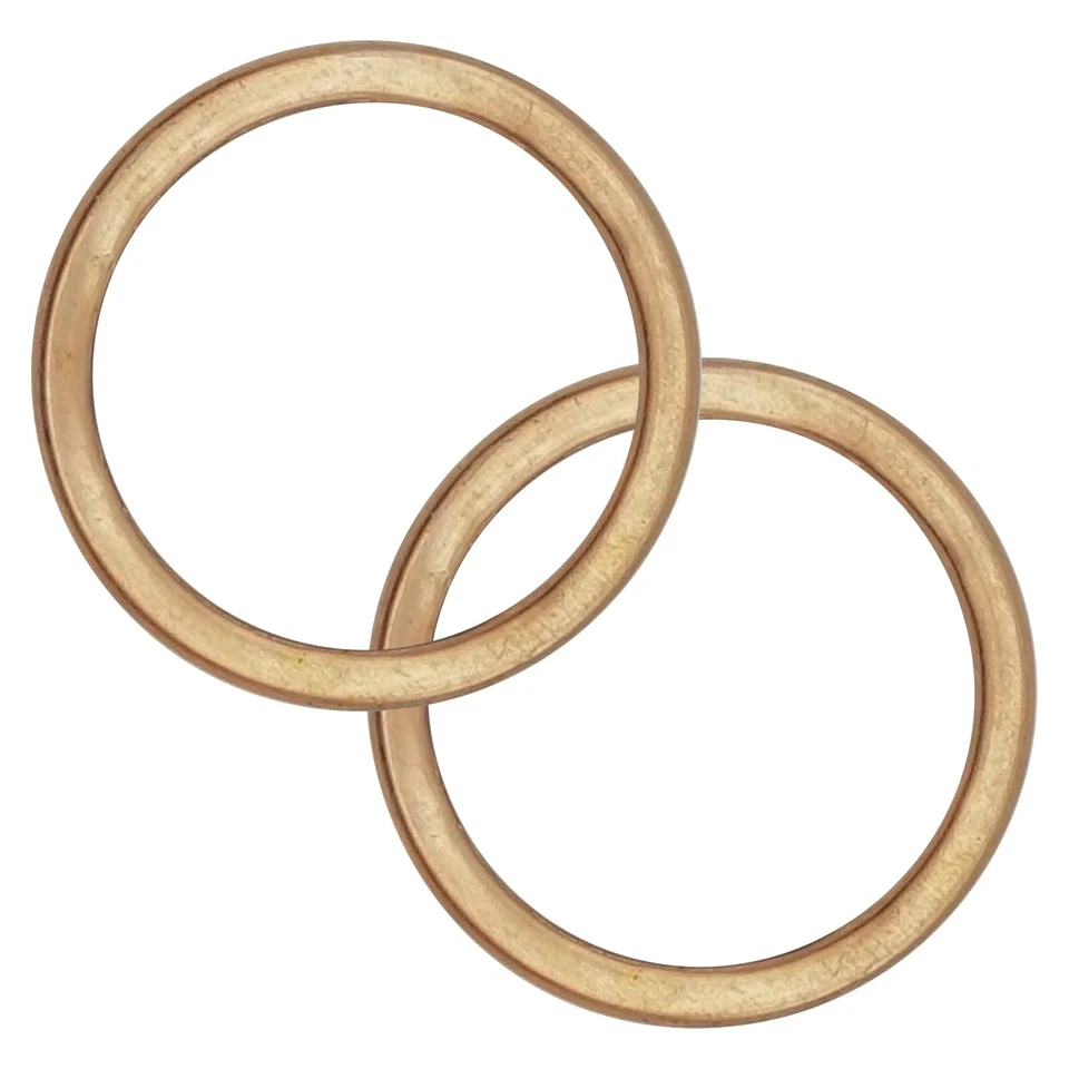 2 juntas de tubo de escape para Kawasaki Ninja 250R EX250F 1988-1990 1992-2007 Foto 3 de 4