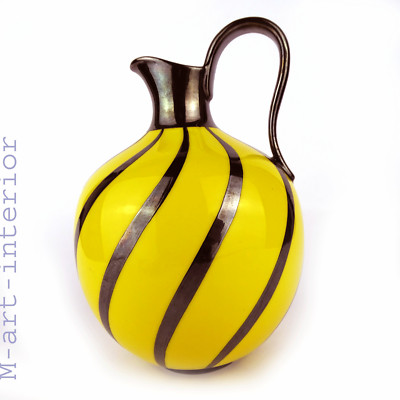 ART DECO Porzellan Vase, Hutschenreuther, Feinsilber, Gemarkt, Selb, um 1930