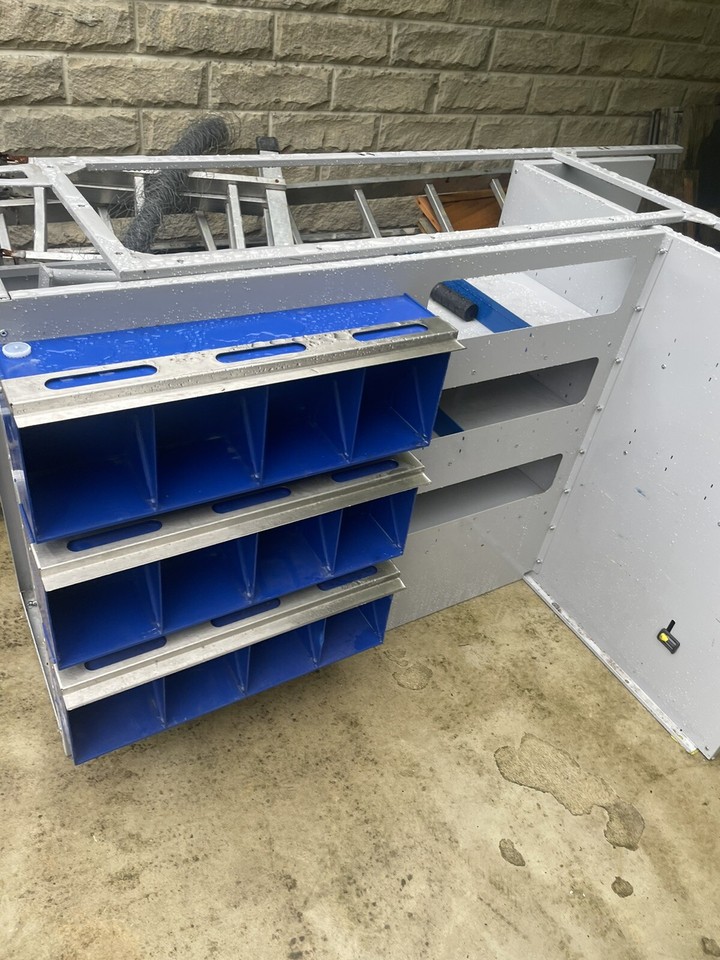 VW Caddy Maxi Ex British Gas Racking/Shelving/Storage eBay