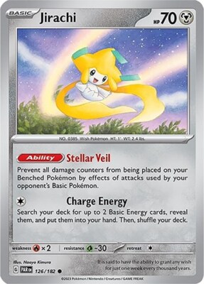 Pokemon Jirachi (126/279) Paradox Rift LP | eBay