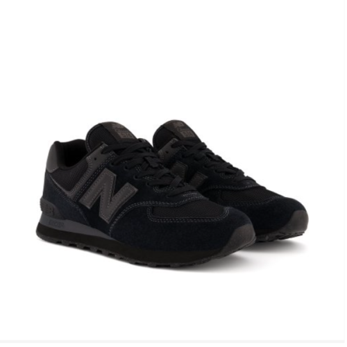 New Balance 574 Core Triple Black ML574EVE Size 7.5-14 Brand NEW