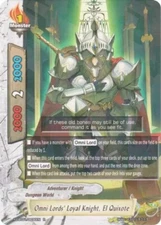 Future Card Buddyfight Omni Lords' Loyal Knight, El Quixote X2-BT01/0030EN R