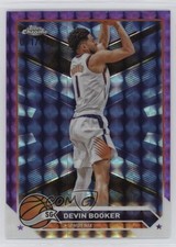 2023-24 Topps Chrome Purple Geometric Refractor 71/119 Devin Booker #181 15wb