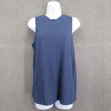 Caslon Tank Top Womens Small Sleeveless Blouse Shirt Muscle Cotton Blend