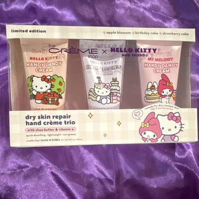 The Crème Shop Hello Kitty Dry Skin Repair Hand Cream Trio Scented