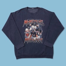 Reprinted 2001 Chicago Bears NFL black Unisex crewneck sweatshirt Men Women
