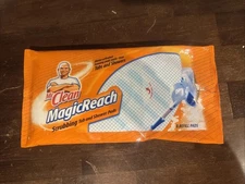 Mr Clean Magic Reach Scrubbing Tub & Shower Refill Pads 8 Count Refill - NIB
