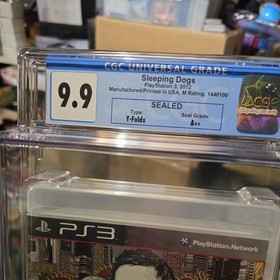 Sleeping Dogs - Sony PlayStation 3 - CGC Graded 9.9 A++ Sealed - Y Folds