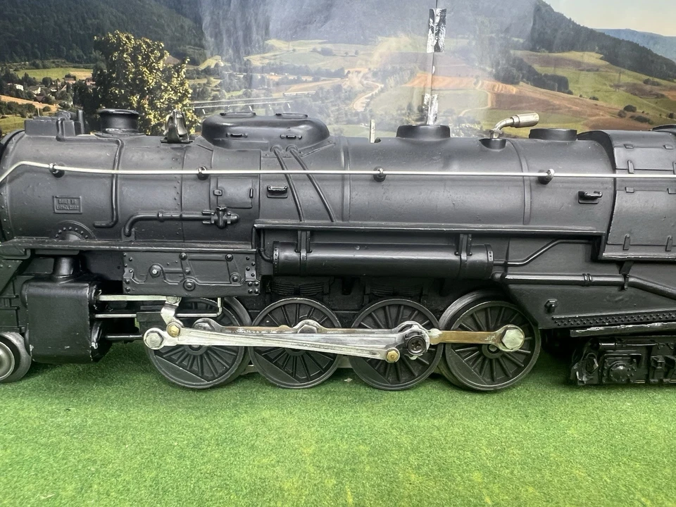 LIONEL POSTWAR #736 BERKSHIRE 2-8-4 LOCO & 736W TENDER LOCOMOTIVE PRR EXCEL C7 - Image 4 of 4