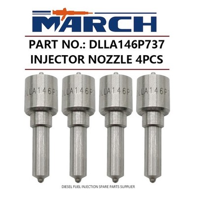 4pcs Diesel Fuel Injector Nozzle Tips DLLA146P737 for Mitsubishi Fuso 4D34 T4