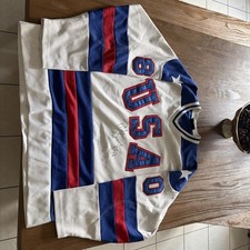 Vintage USA Hockey Lg  Jersey K1 1980s Olympic Gold Team MIKE Eruzione Signed