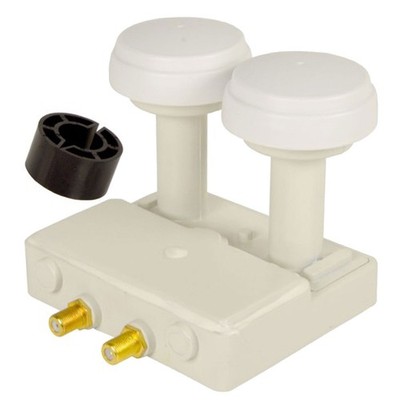 Monoblock 0,1 dB LNB Twin Digital Astra Hotbird LMB 4K UHD 2 Teilnehmer PremiumX