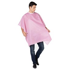Seersucker Classic Barber Cutting/Styling Cape, Classic Seersucker Stripe, So...