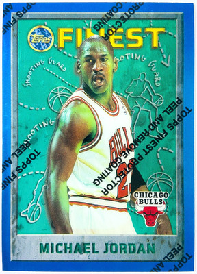 Michael Jordan - Bulls 1995-96 Topps Finest w/ Coating #229