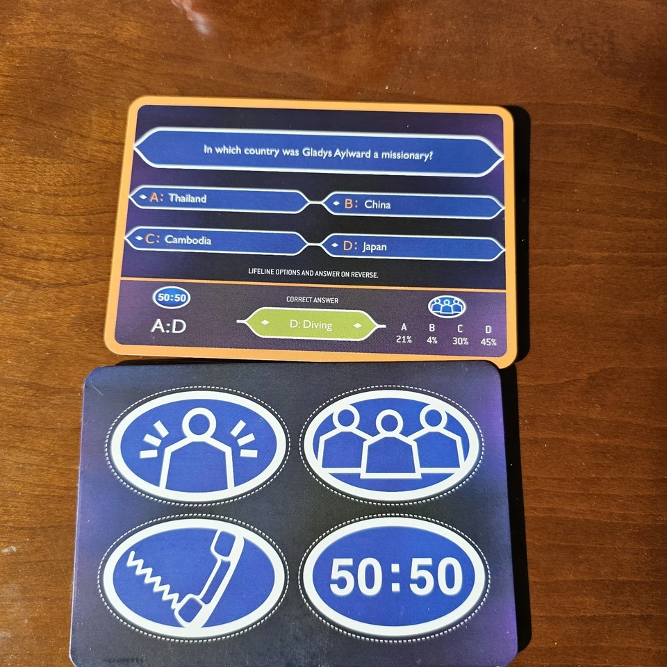 Who Wants To Be Millionaire Card Games  2019 - Image 2 of 3