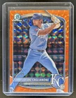 2025 Bowman Chrome Jac Caglianone Prospects Orange Geometric Refractor #/25