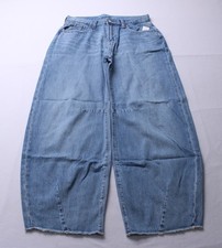 Old Navy Girl's Super Baggy Barrel Leg Denim Jeans EJ3 Light Wash Size 16 NWT