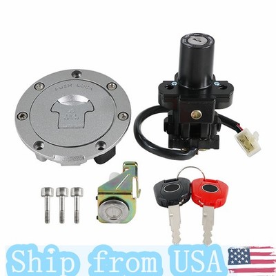 Ignition Switch Fuel Gas Cap Key for Honda VFR800 02-09 CB400 VTEC 2 3 4 00-10