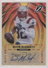 2021 Panini Zenith High Point Signatures 58/199 Devin McCourty #HPS-DM Auto 0s9t