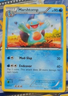Marshtomp 34/160 XY - Primal Clash Pokemon 004871