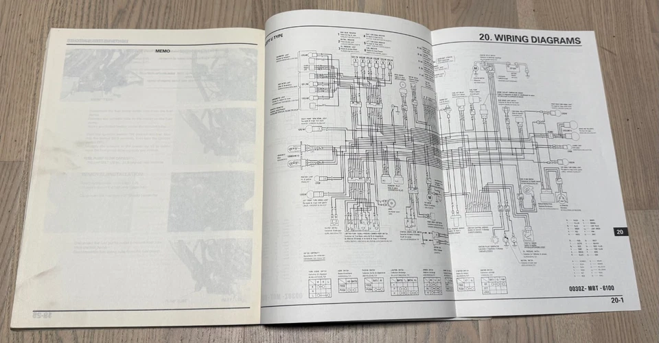 Genuine Original Honda Workshop Manual for XL1000Vx - Image 4 of 4