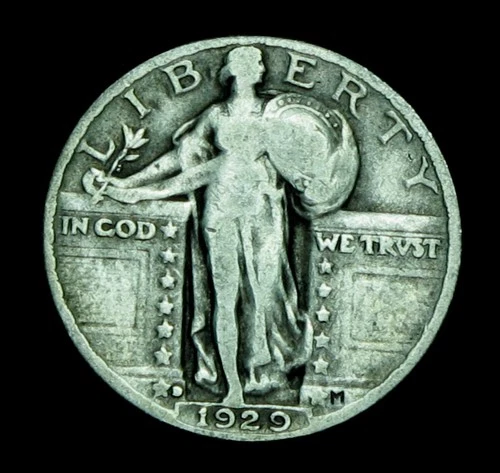 1929-D Standing Liberty Silver Quarter (T56)