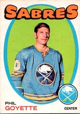 VINTAGE HOCKEY CARD 1971-72 OPC O-Pee-Chee Phil Goyette St. Louis Blues NO3