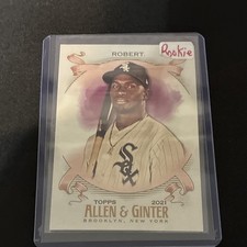 Topps 2021 Allen & Ginter’s Luis Robert White Sox Rookie Card #143 MLB. rookie card picture