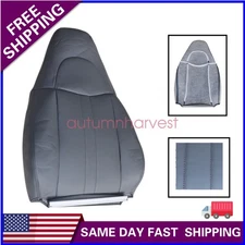 For 2003 2004-2014 Chevy Express Driver/Passenger Side Top Seat Cover Dark Gray