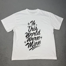 Kendrick Lamar SZA Tour '25 Shirt Mens Medium White If This World Were Mine