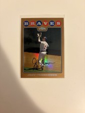2008 Topps Chrome Copper Refractor /599 Jeff Francoeur #95 Atlanta Braves
