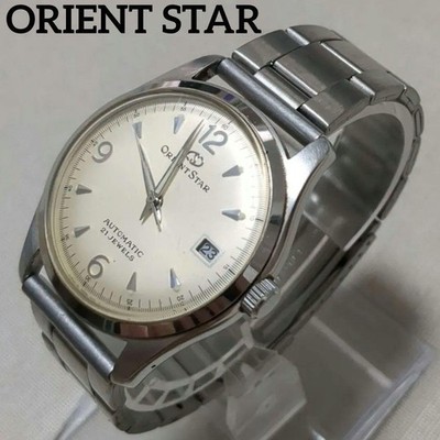 ORIENT STAR EROM CO CS Automatic Watch Ivory Dial Elegant Timepiece Luxury