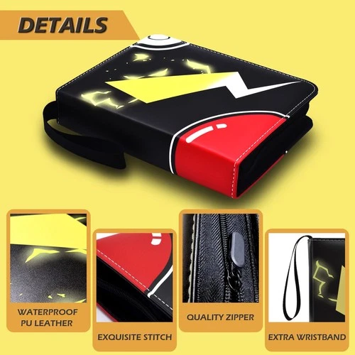 Sammelalbum Ordner Pokemon Karten 4/9 Pocket Sammelkarten Sammelmappe GeschenkDE - Bild 77 von 108