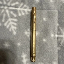 Parker Gold Filled Lucky Curve Fountain Pen Gold 2 NIB Circa 1910