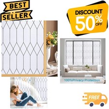 Decorative UV Heat Blocking Window Film - Removable Static Cling, 17.5x78.7in