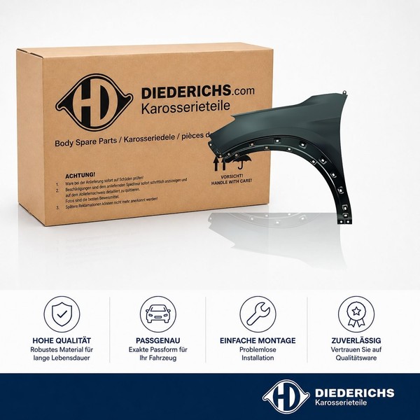 KotflÜGel Rechts Diederichs 6862006 FÜR Hyundai Fender SeitenflÜGel-image