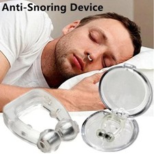 Magnetic Anti Snore Device Stop Snoring Nose Clip Easy Breathe Improve 2PCS