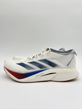 Adidas Men's Adizero Boston 12 Running Size 7 White/Red/Blue JI4476 