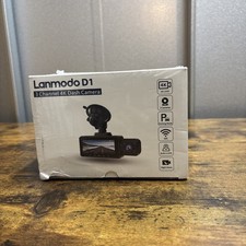 Lanmodo D1 3 Channels Dashcam Front Rear and Inside WiFi GPS