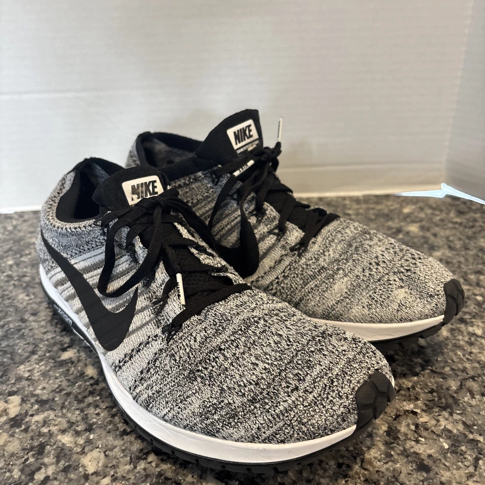 Nike Hombres Zoom Flyknit Streak 835994-003 Gris Zapatos para Correr Tenis Talla 12 Foto 3 de 4