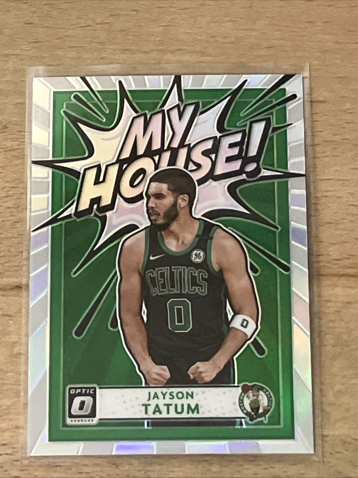 2020-21 Panini Donruss Optic JAYSON TATUM MY HOUSE 1 Boston Celtics Silver PRIZM