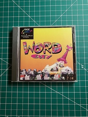KIDSOFT WORD CITY 1995 Educational CD-ROM Game 