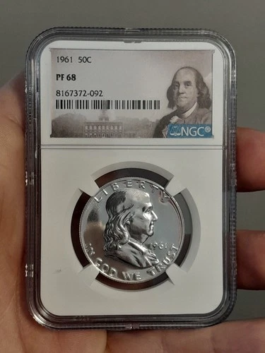 1961 Proof Franklin Half Dollar PR68 NGC