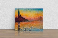 Claude Monet "San Giorgio Maggiore at Dusk" Canvas Print Wall Art Home Decor