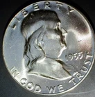 1955 (P) Franklin Silver Half Dollar BU Bugs Bunny FS-401  "Key Date Coin" #16