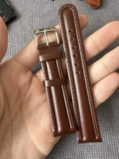 Vintage Watch Strap 18 mm  Leather Nos Top Quality V65